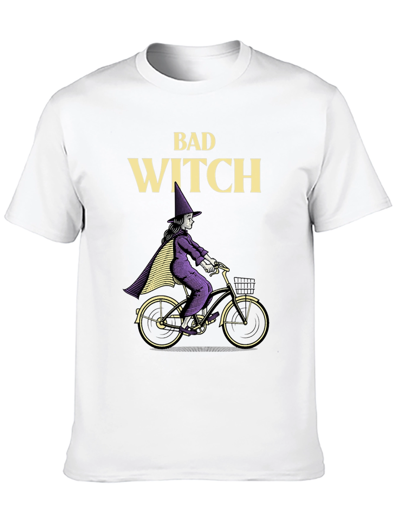 Bad Witch T-Shirt - Halloween Bike Ride Tee
