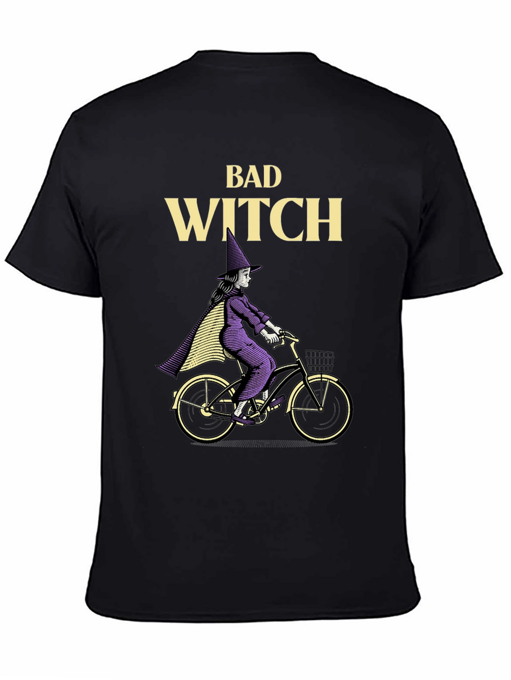 Bad Witch T-Shirt - Halloween Bike Ride Tee