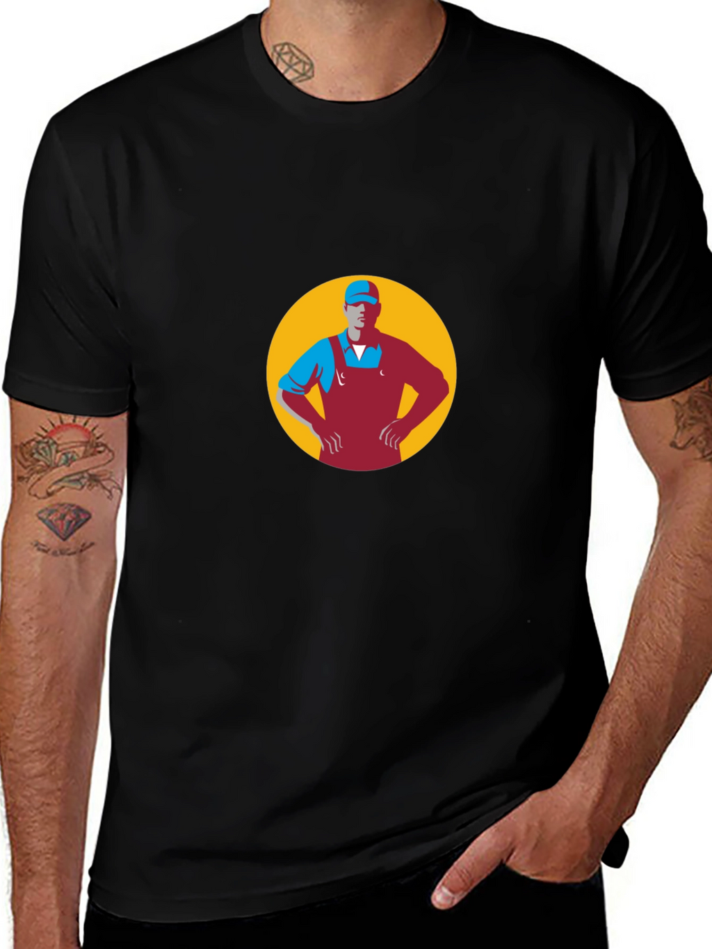 Retro Style Mechanic T-Shirt