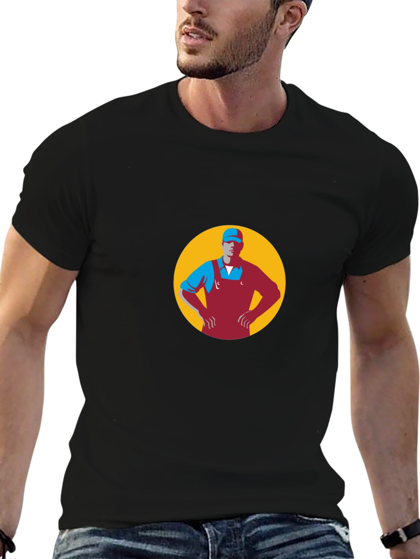Retro Style Mechanic T-Shirt