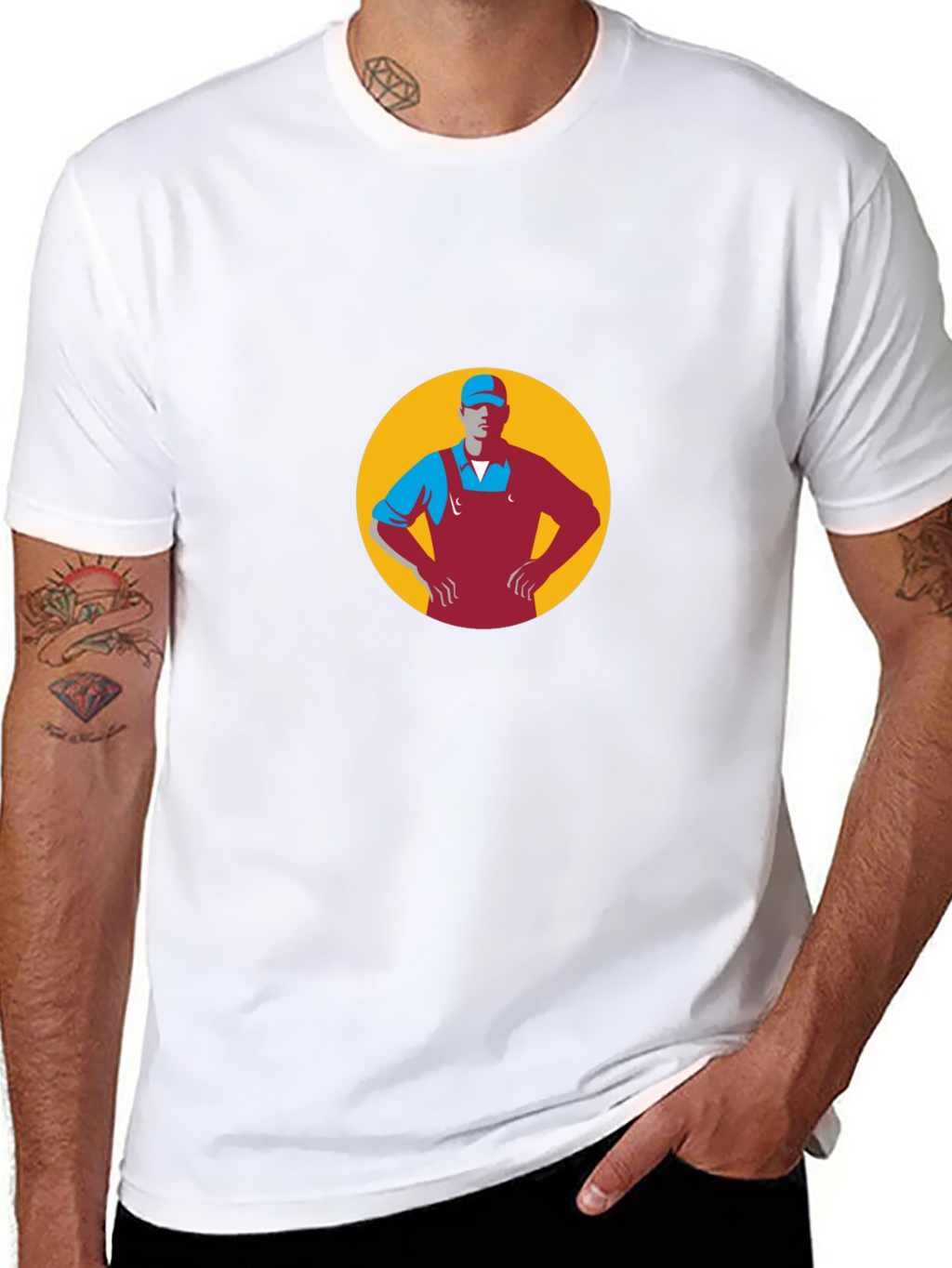 Retro Style Mechanic T-Shirt