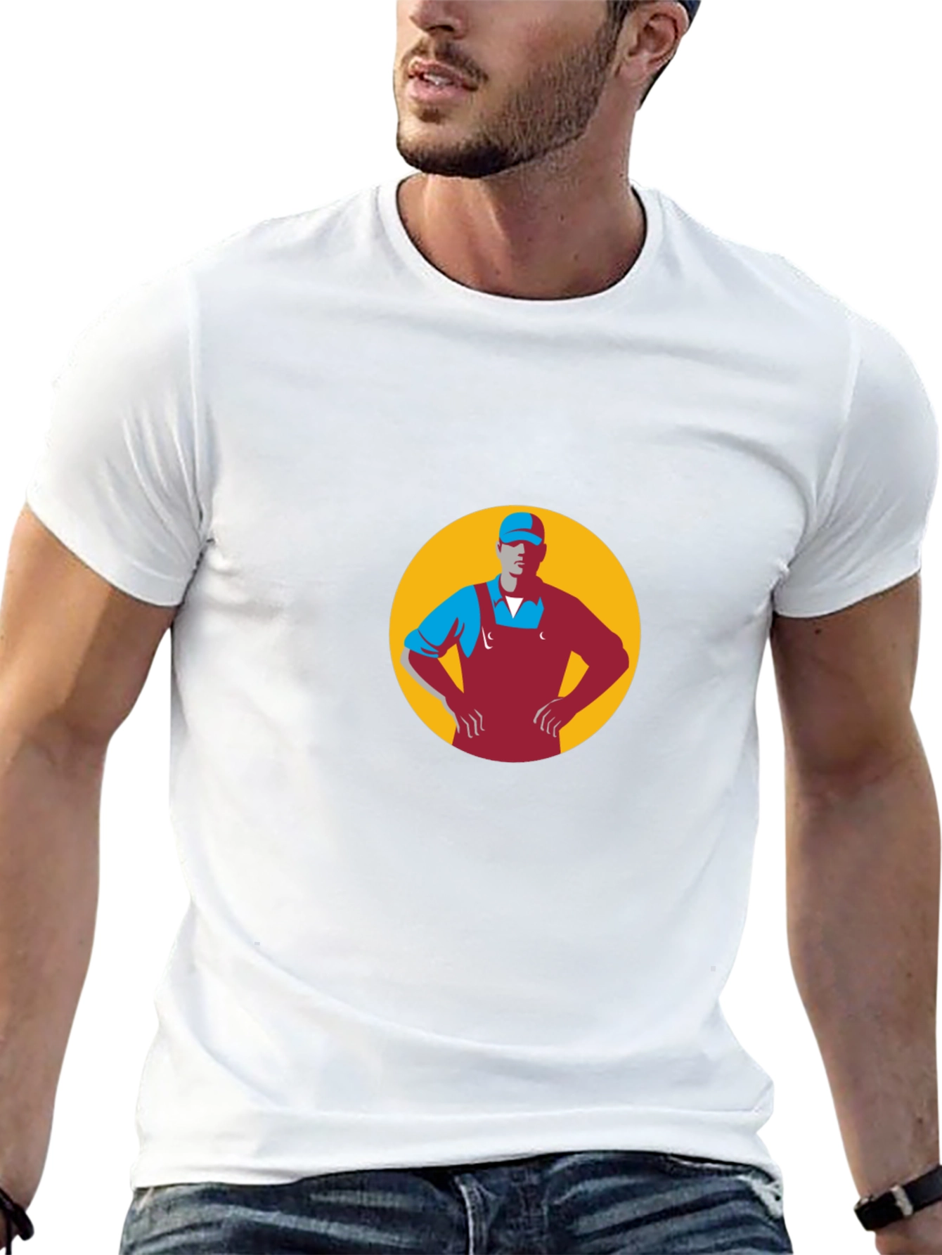 Retro Style Mechanic T-Shirt