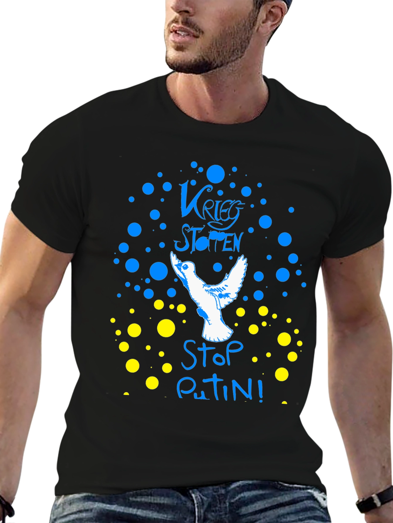Stop War Dove Graphic T-Shirt