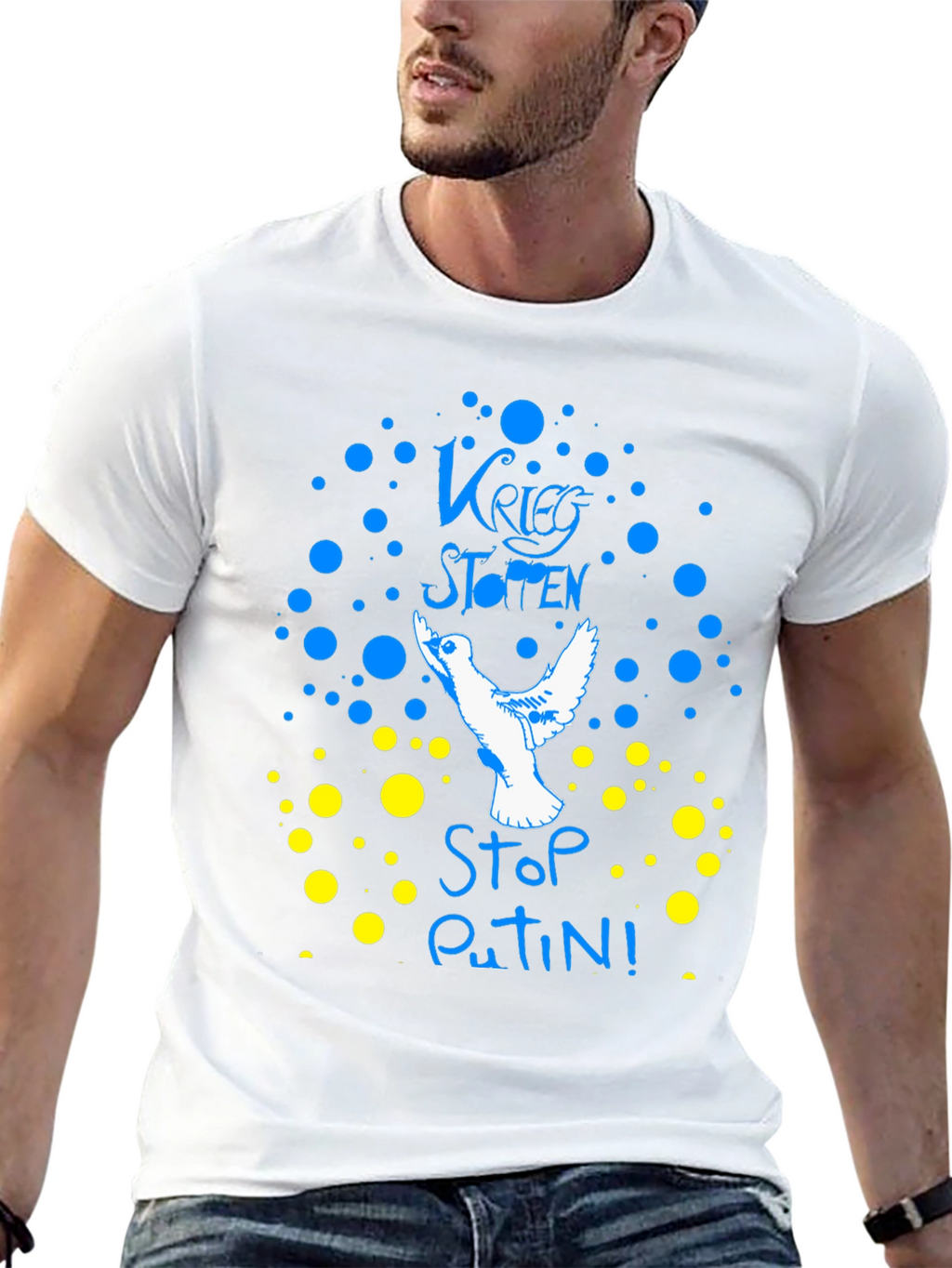 Stop War Dove Graphic T-Shirt