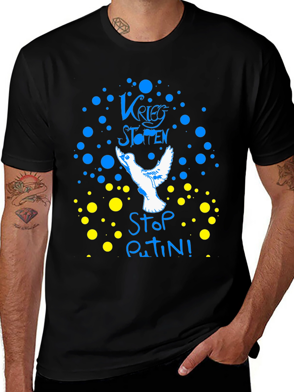 Stop War Dove Graphic T-Shirt
