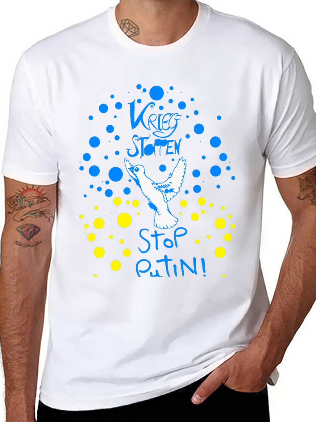 Stop War Dove Graphic T-Shirt