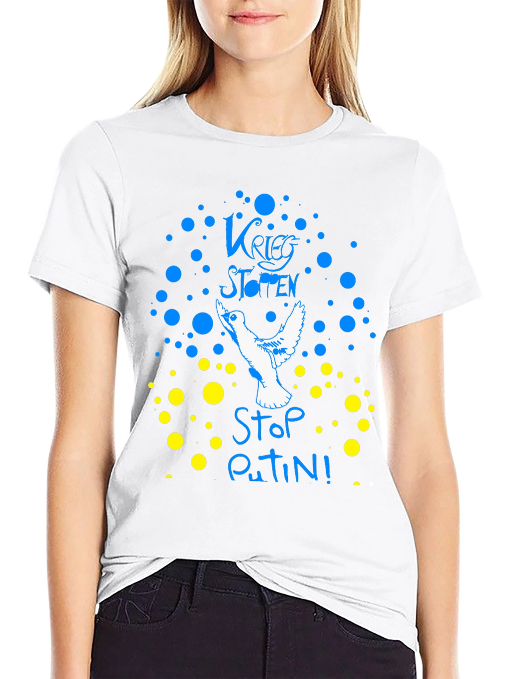 Stop War Dove Graphic T-Shirt