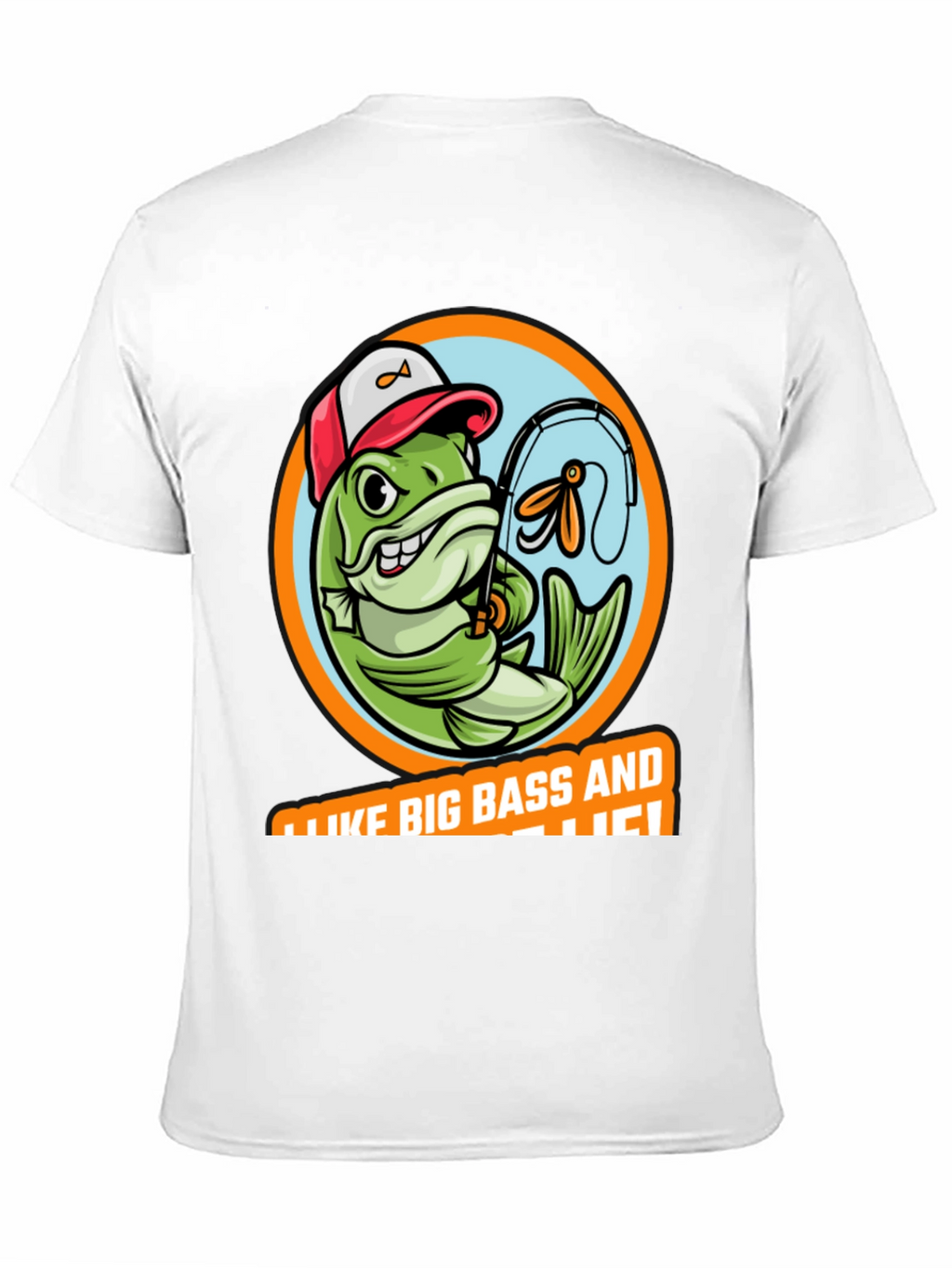 Funny Fishing T-Shirt: I Like Big Bass!