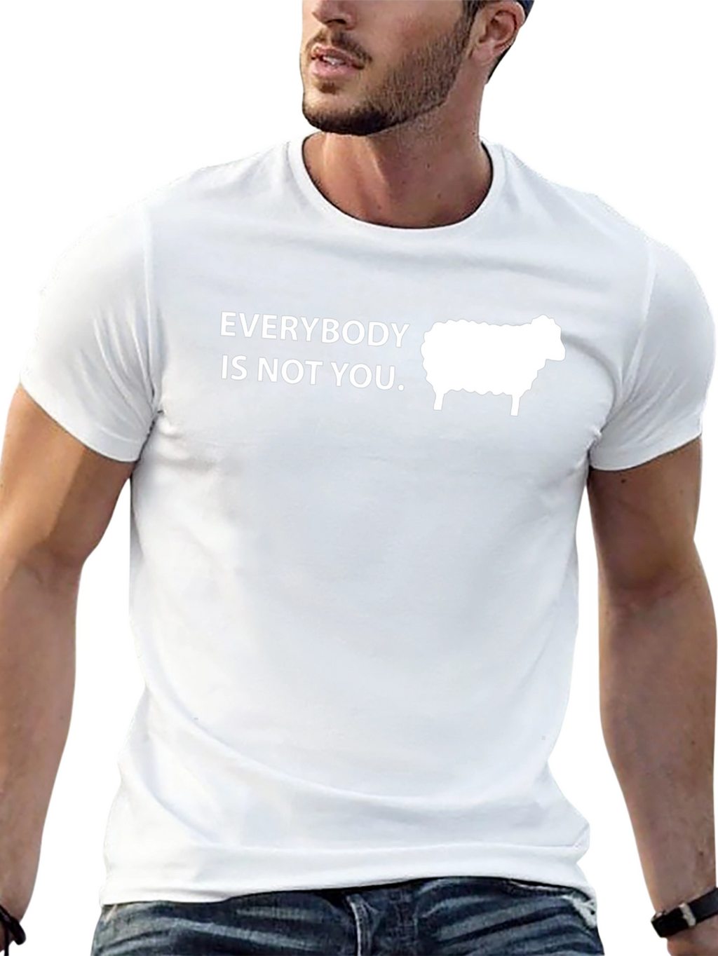 Everybody is Not You Sheep Tee