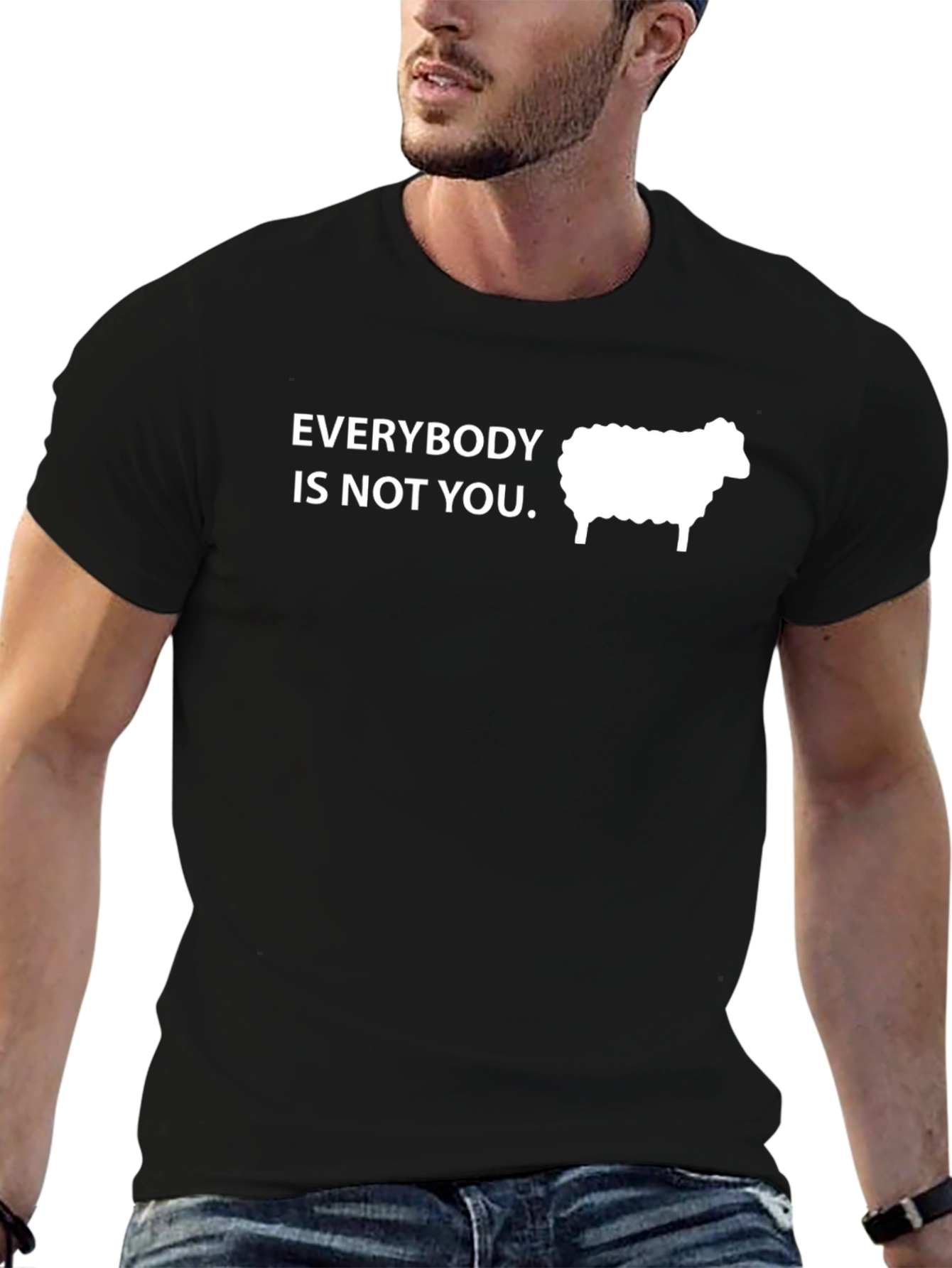 Everybody is Not You Sheep Tee