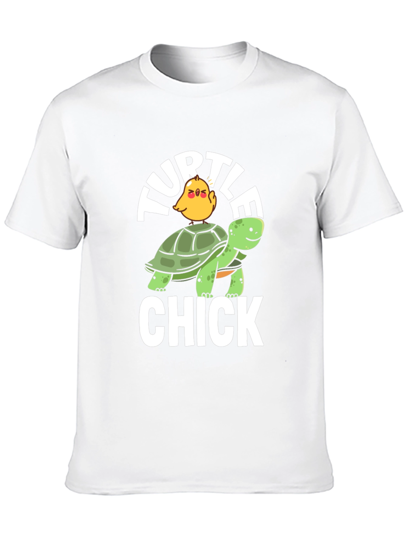 Turtle Chick T-Shirt - Funny Animal Graphic Tee