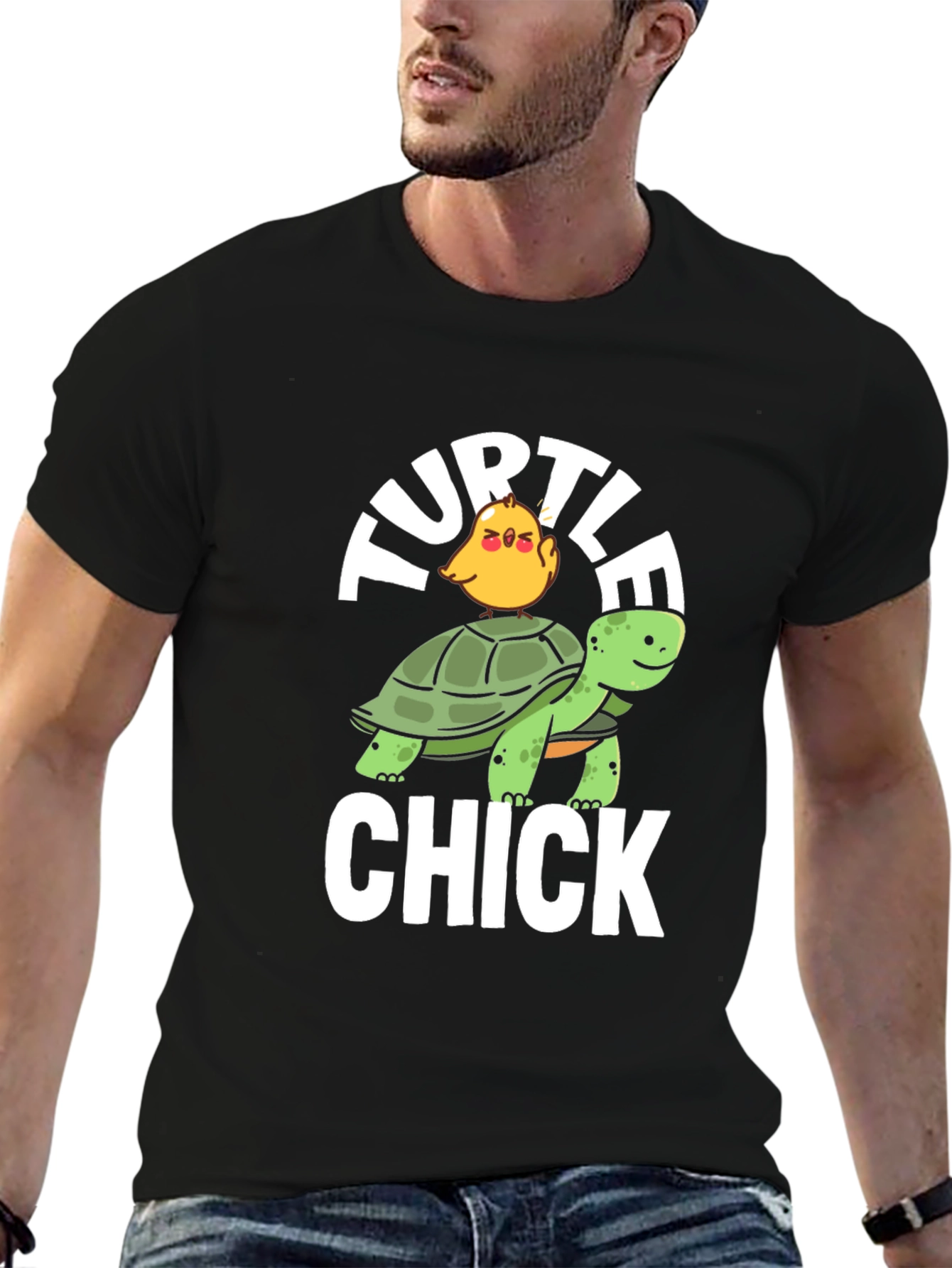 Turtle Chick T-Shirt - Funny Animal Graphic Tee