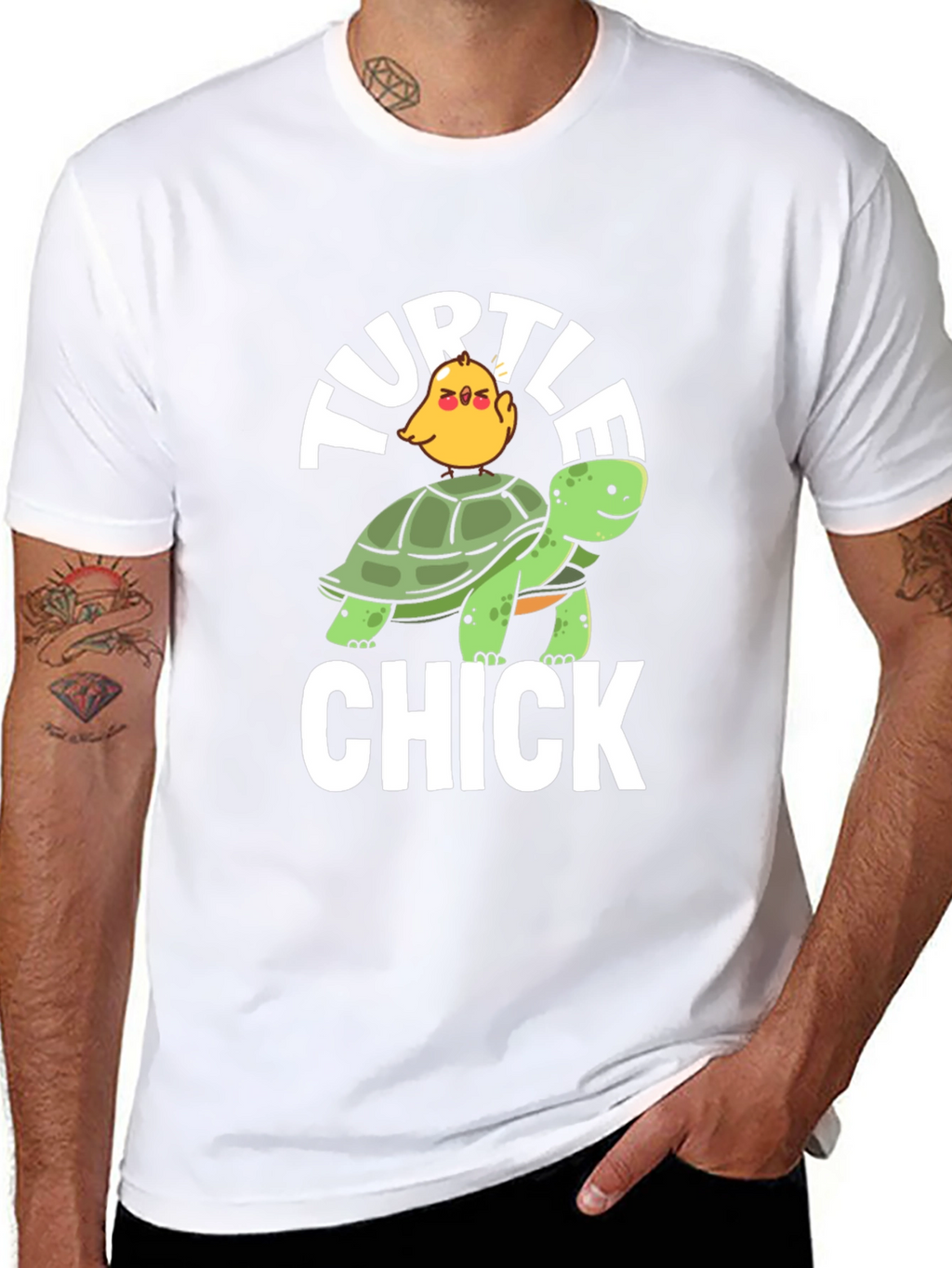 Turtle Chick T-Shirt - Funny Animal Graphic Tee