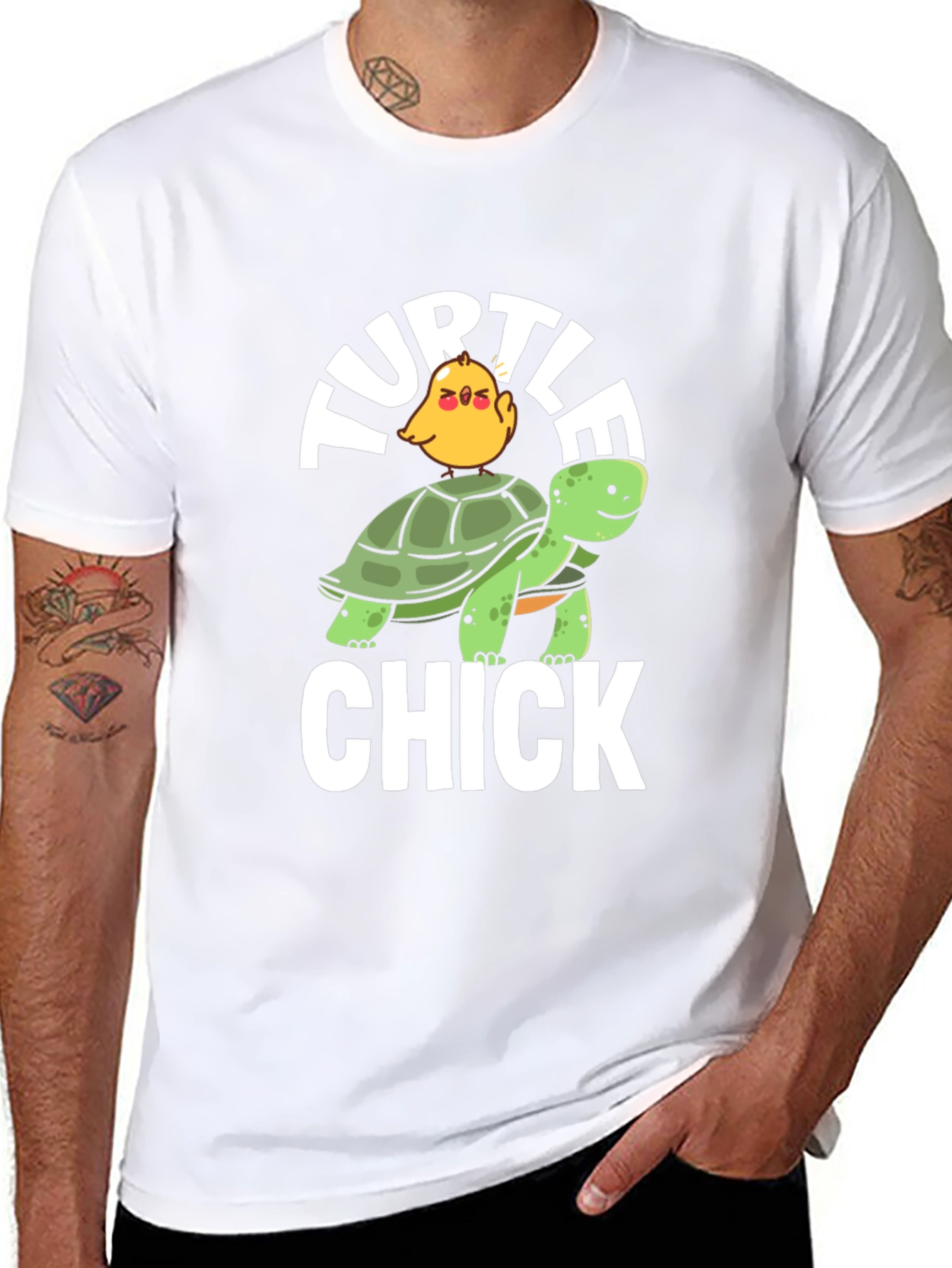 Turtle Chick T-Shirt - Funny Animal Graphic Tee