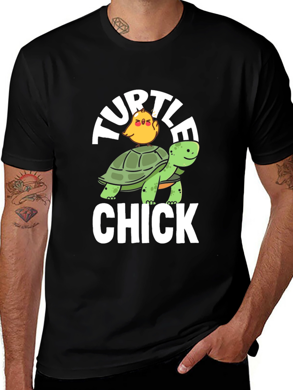 Turtle Chick T-Shirt - Funny Animal Graphic Tee