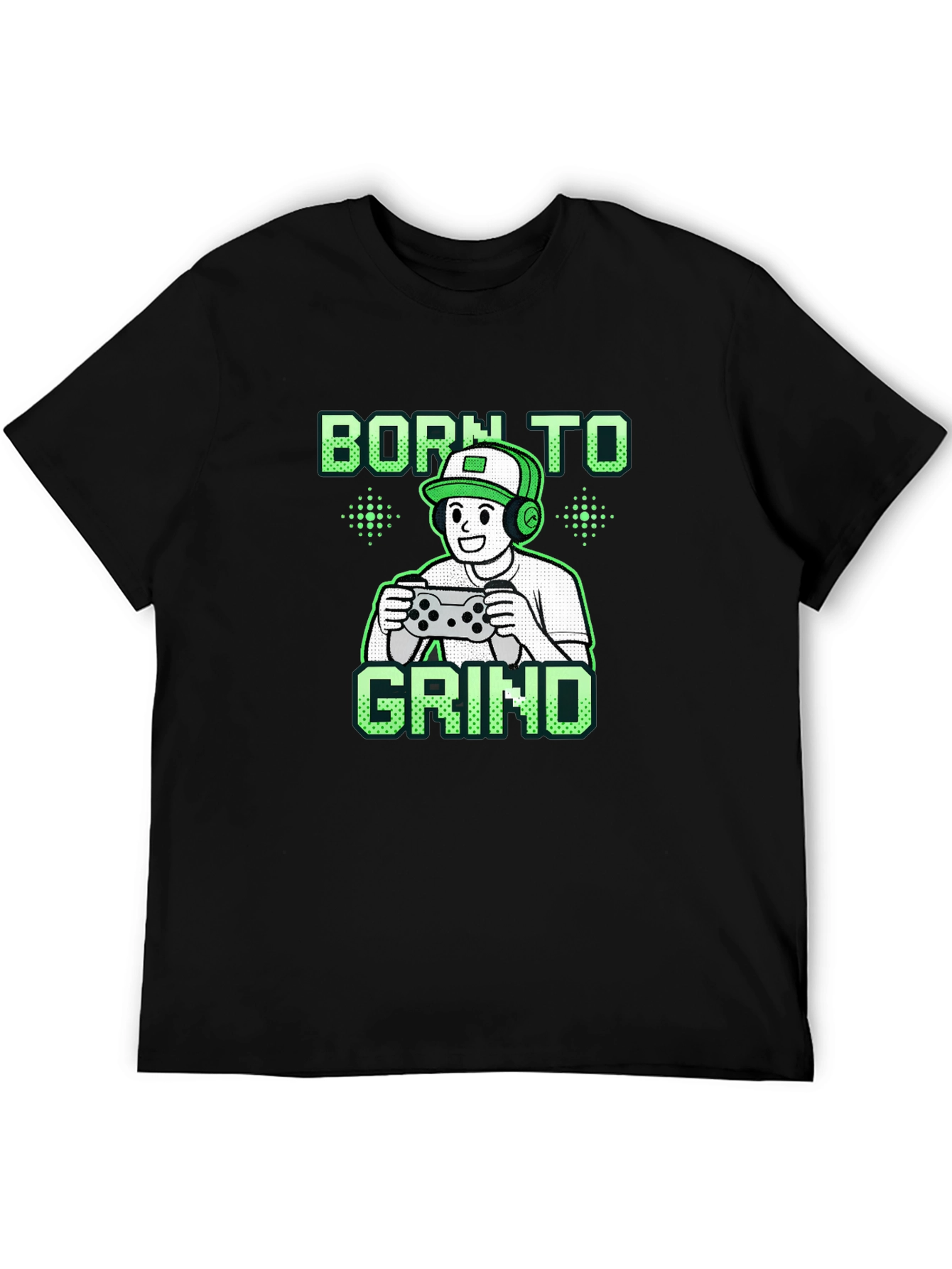 Born to Grind Gamer Black T-Shirt