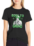 Born to Grind Gamer Black T-Shirt