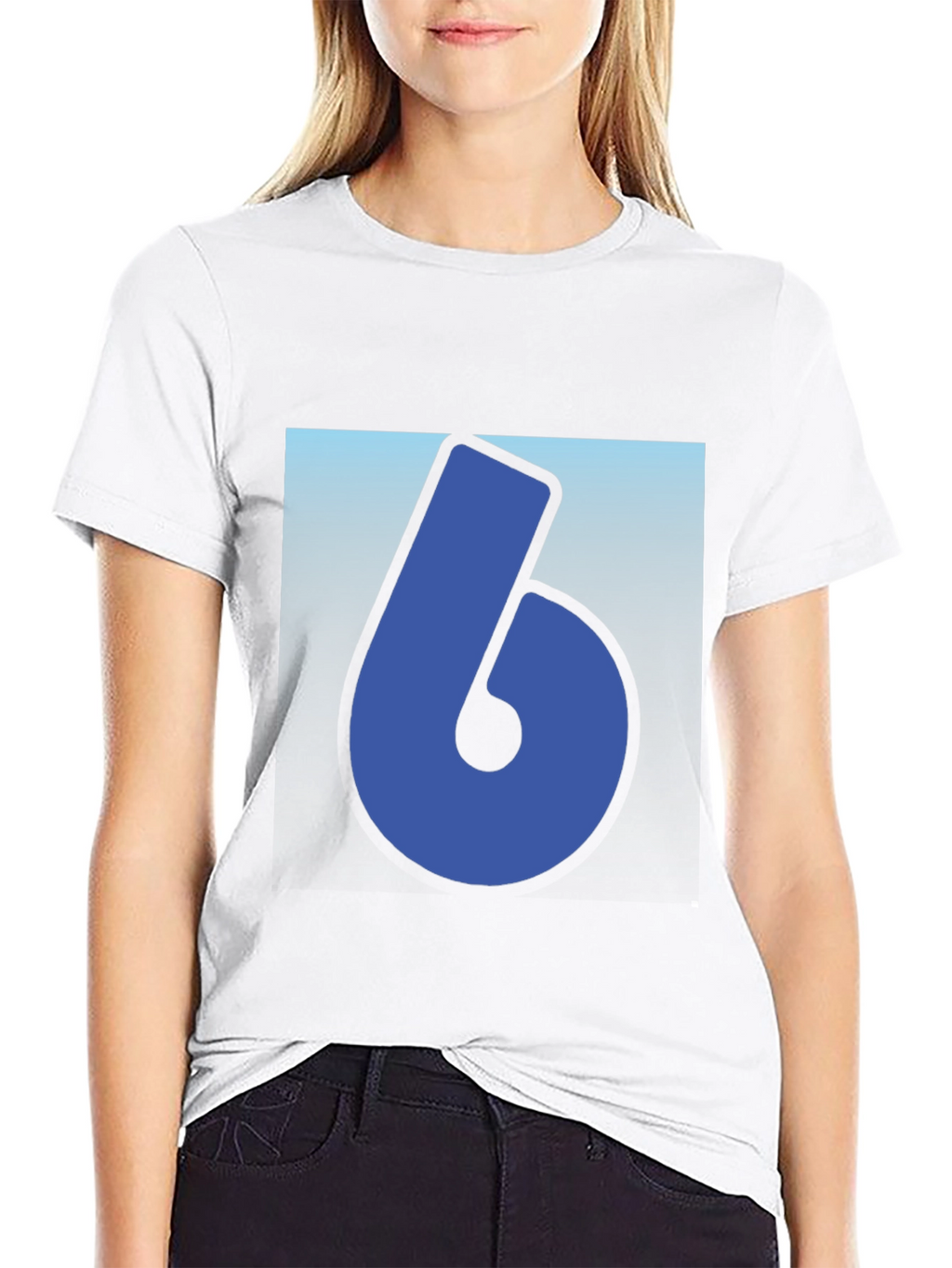 Cool Number 6 Graphic T-Shirt
