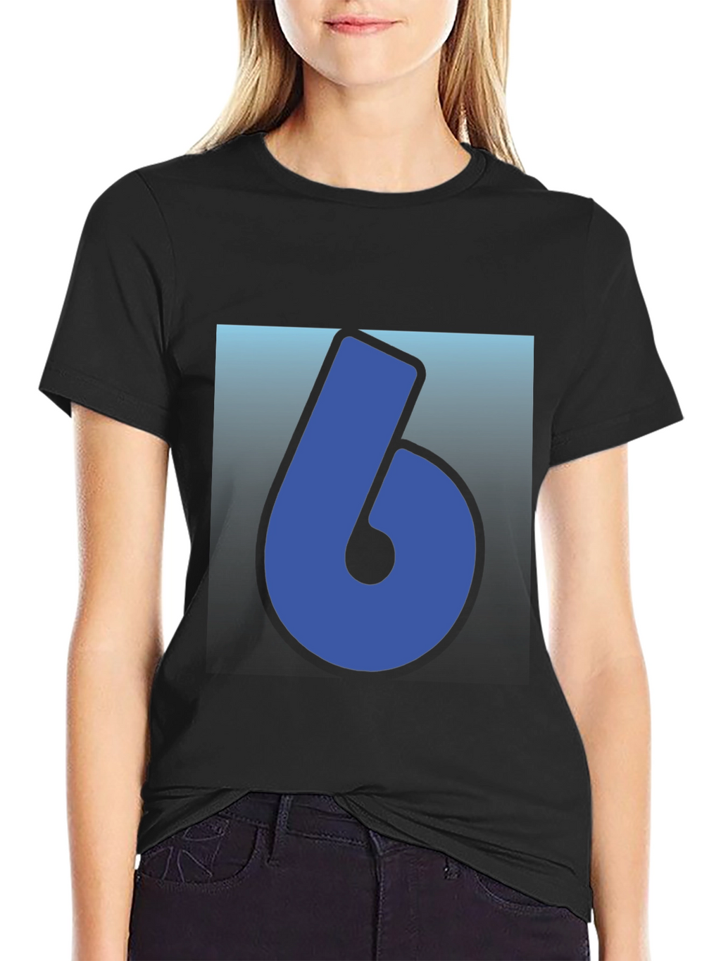 Cool Number 6 Graphic T-Shirt