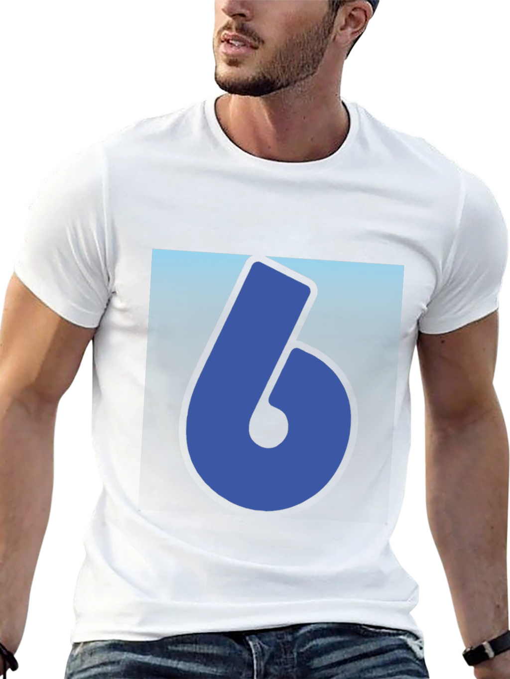 Cool Number 6 Graphic T-Shirt