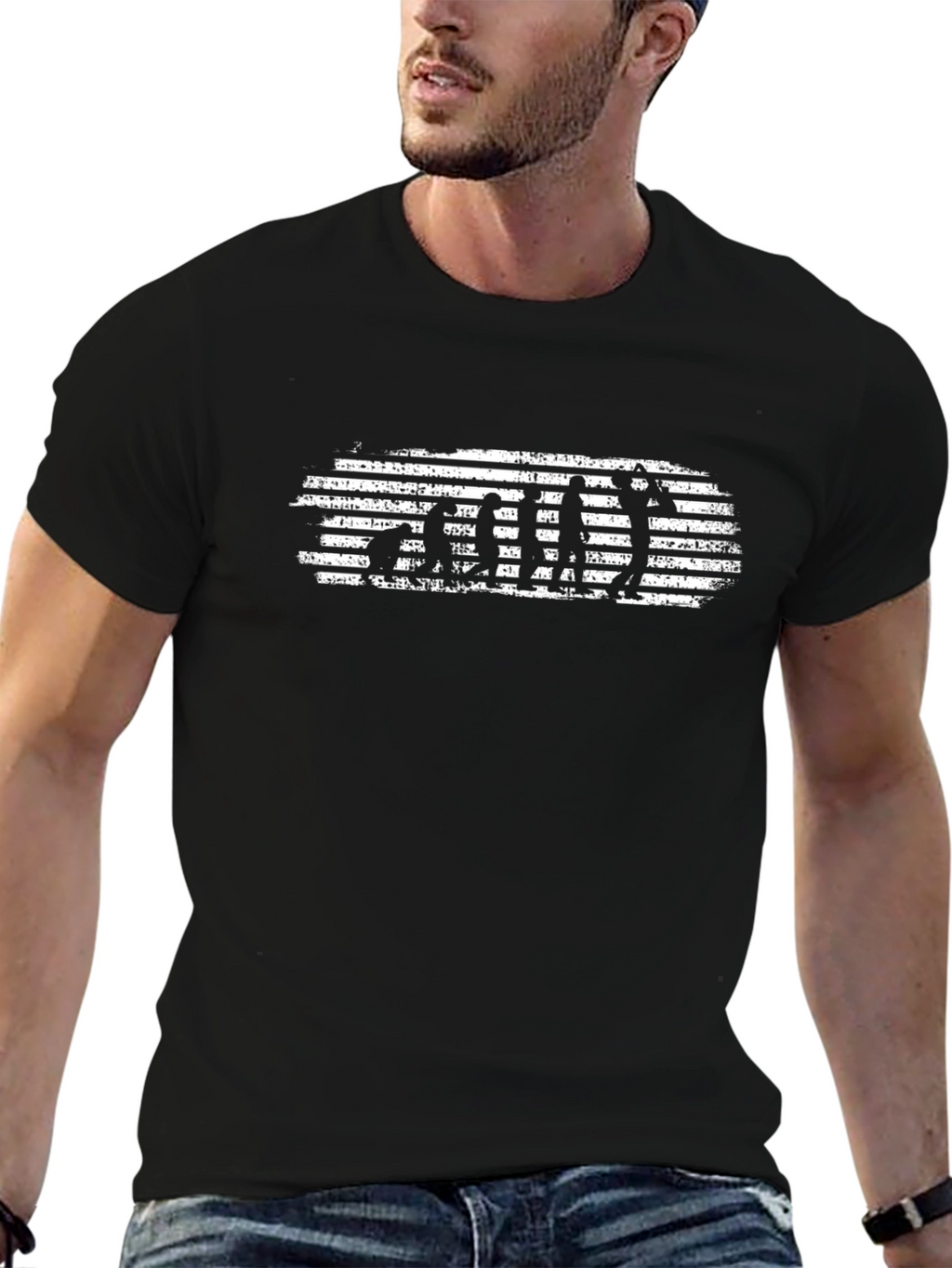 Evolution of Disc Golf Black Tee