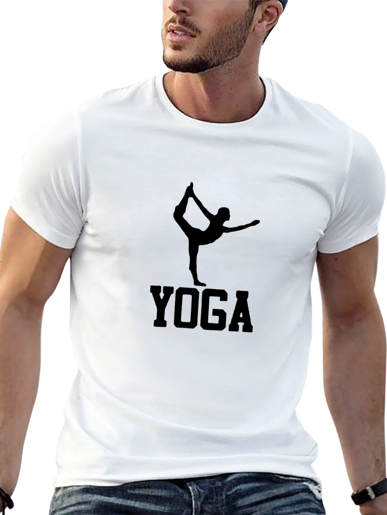 Yoga Graphic Print Tee