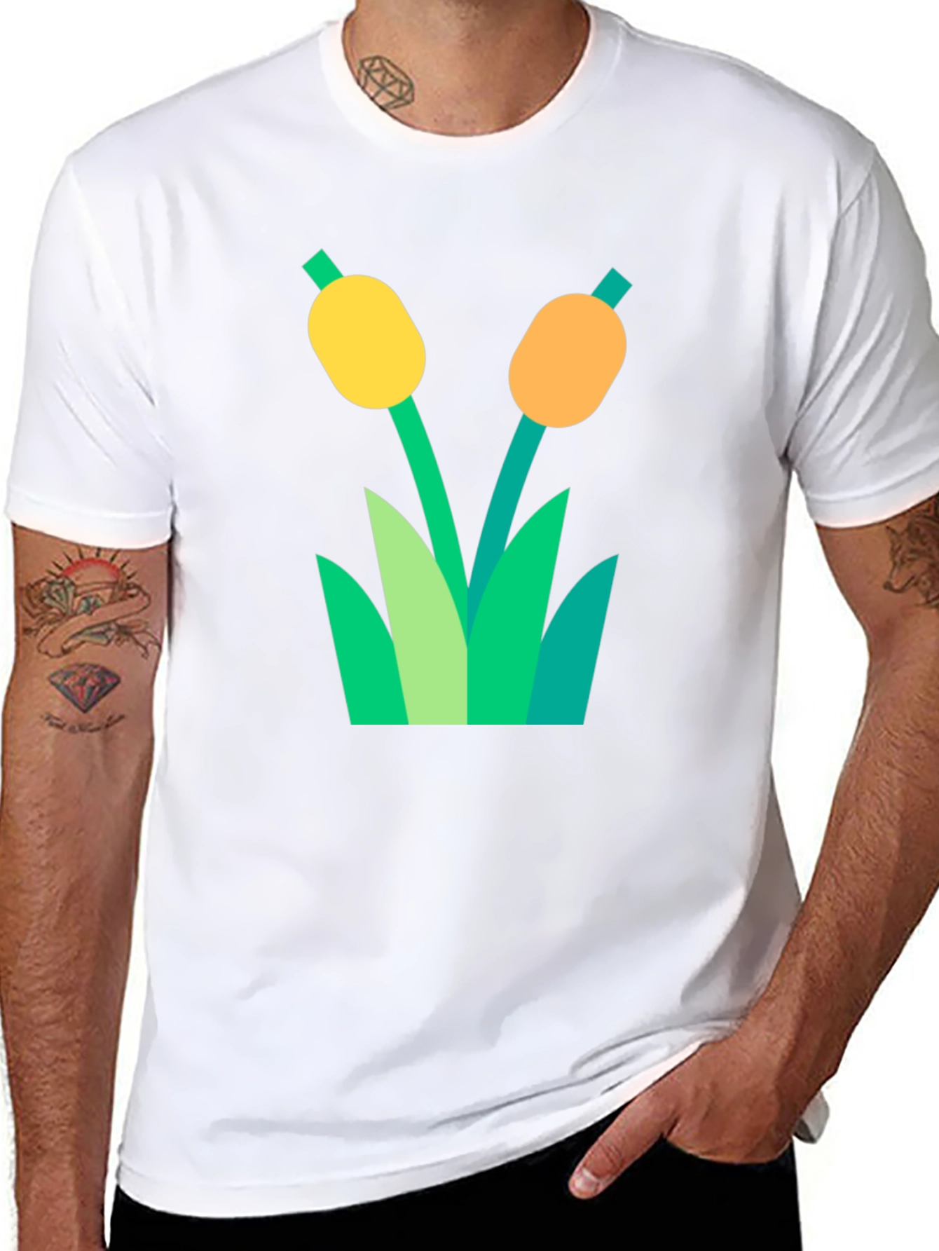 Cattail Graphic T-Shirt - Nature Inspired Tee