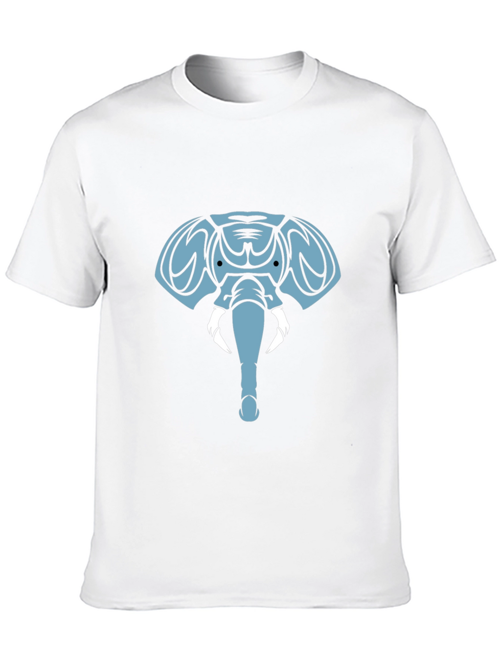 Elephant Graphic Tee - Stylish Black Cotton T-Shirt
