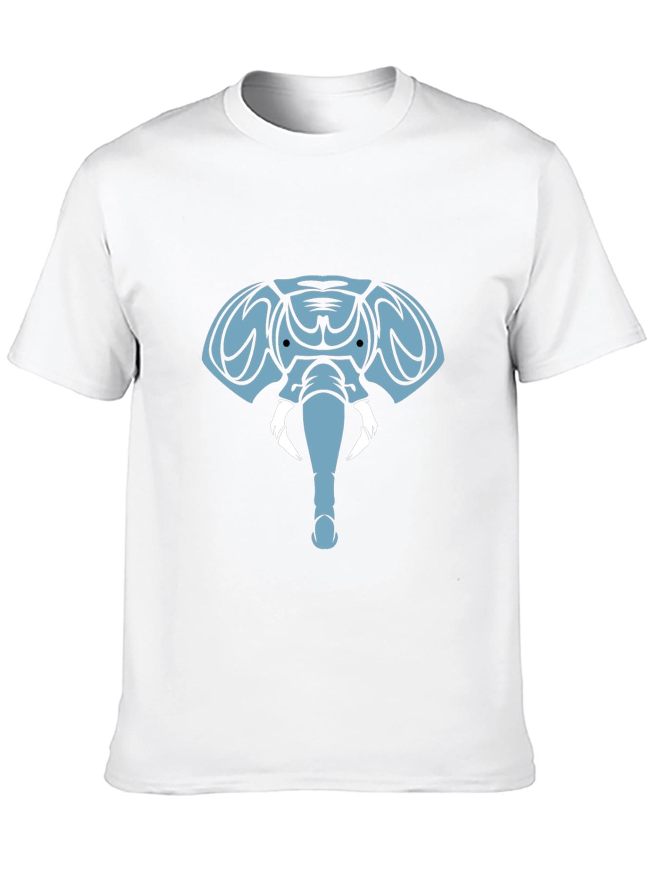 Elephant Graphic Tee - Stylish Black Cotton T-Shirt