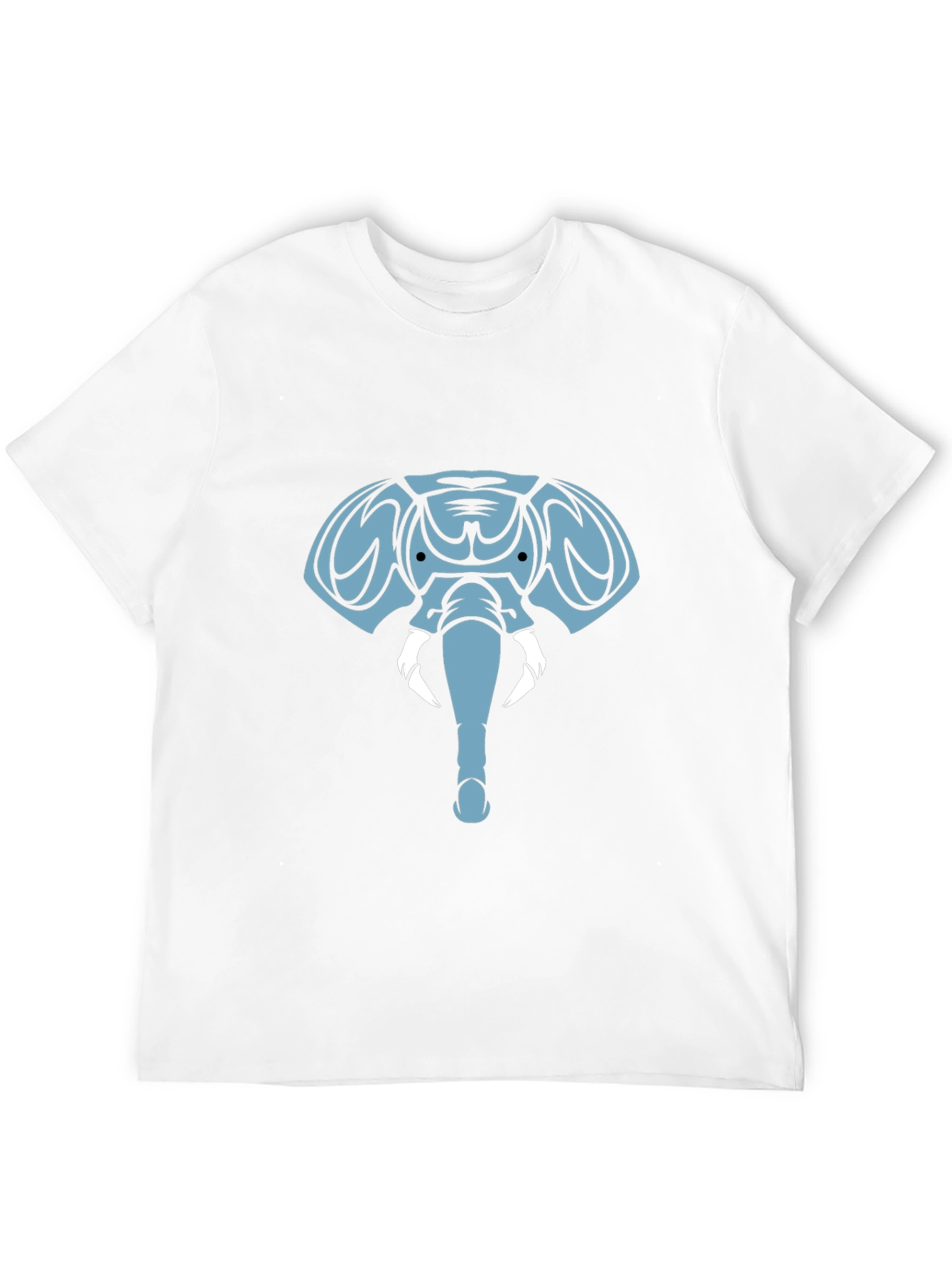 Elephant Graphic Tee - Stylish Black Cotton T-Shirt