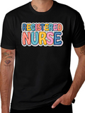 Registered Nurse Graphic T-Shirt - Black