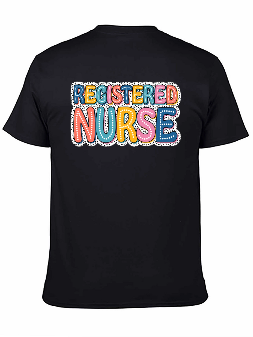 Registered Nurse Graphic T-Shirt - Black