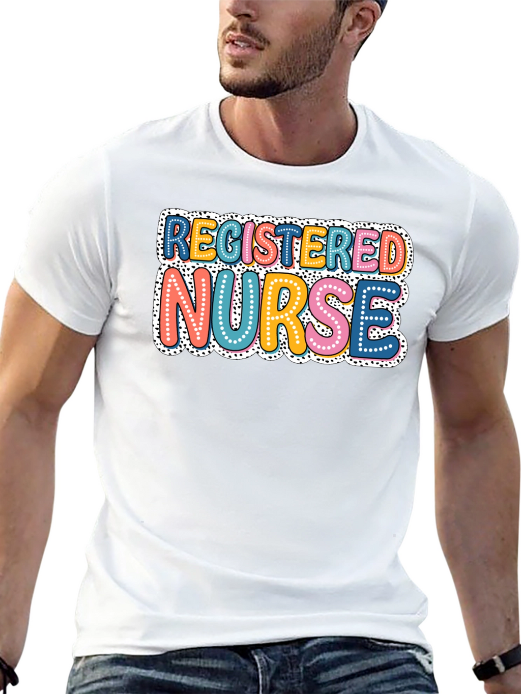 Registered Nurse Graphic T-Shirt - Black