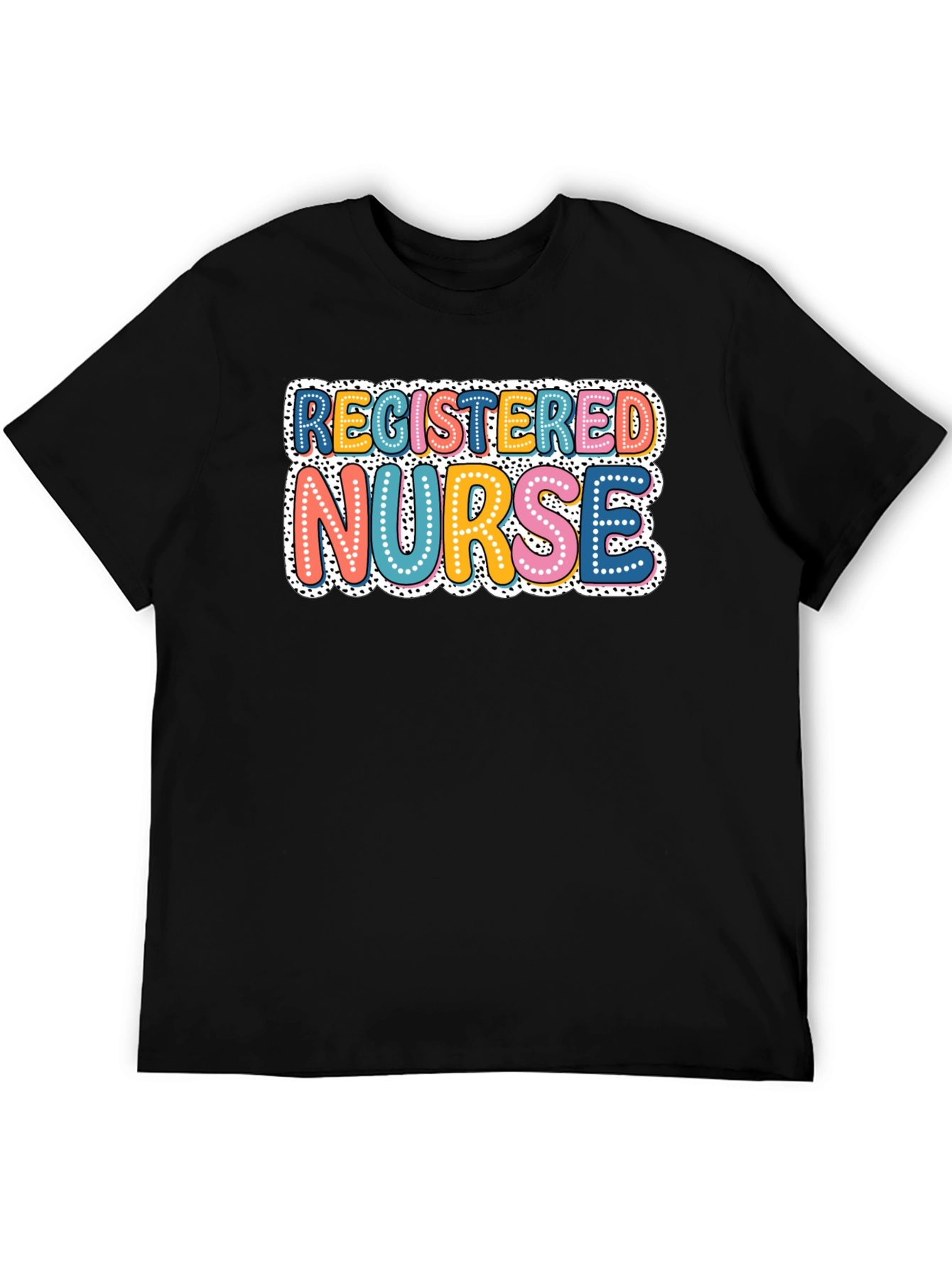 Registered Nurse Graphic T-Shirt - Black
