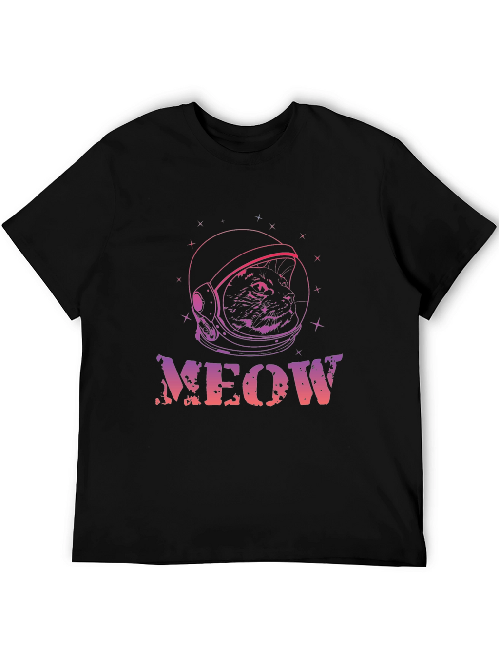 Astronaut Cat Meow T-Shirt