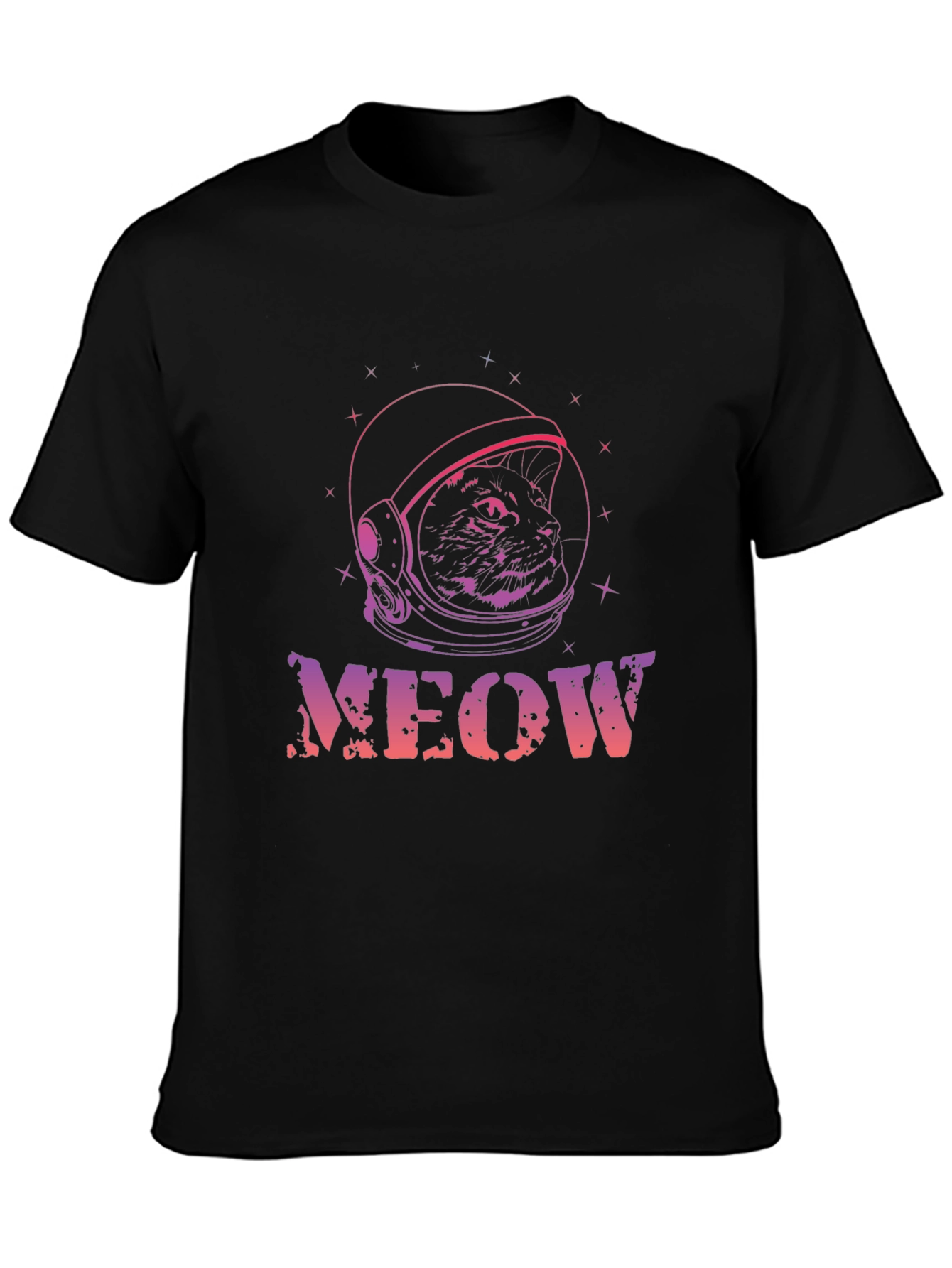 Astronaut Cat Meow T-Shirt