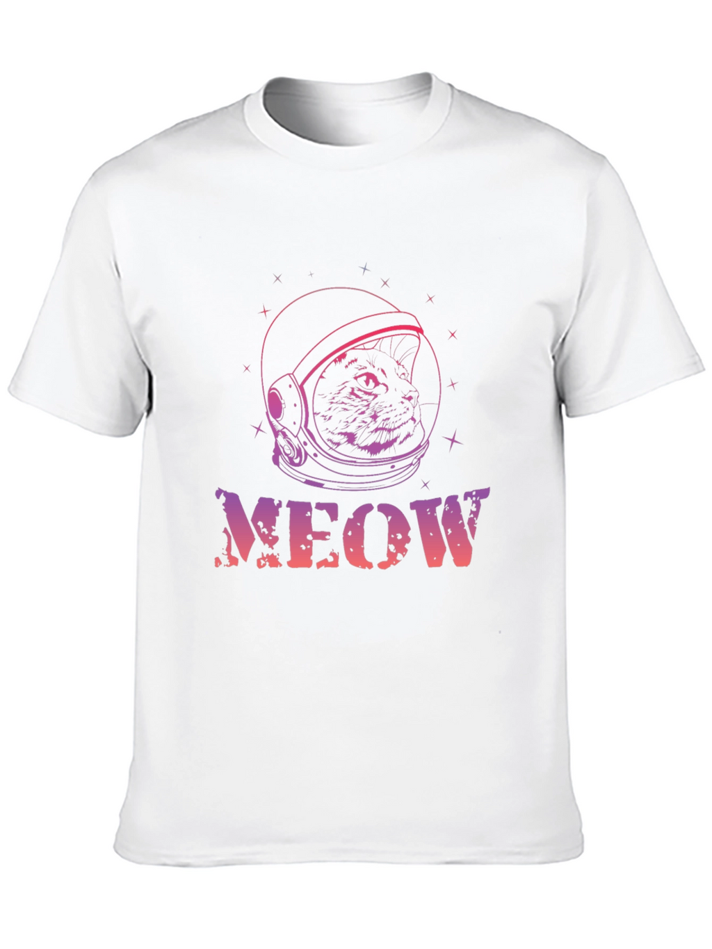 Astronaut Cat Meow T-Shirt