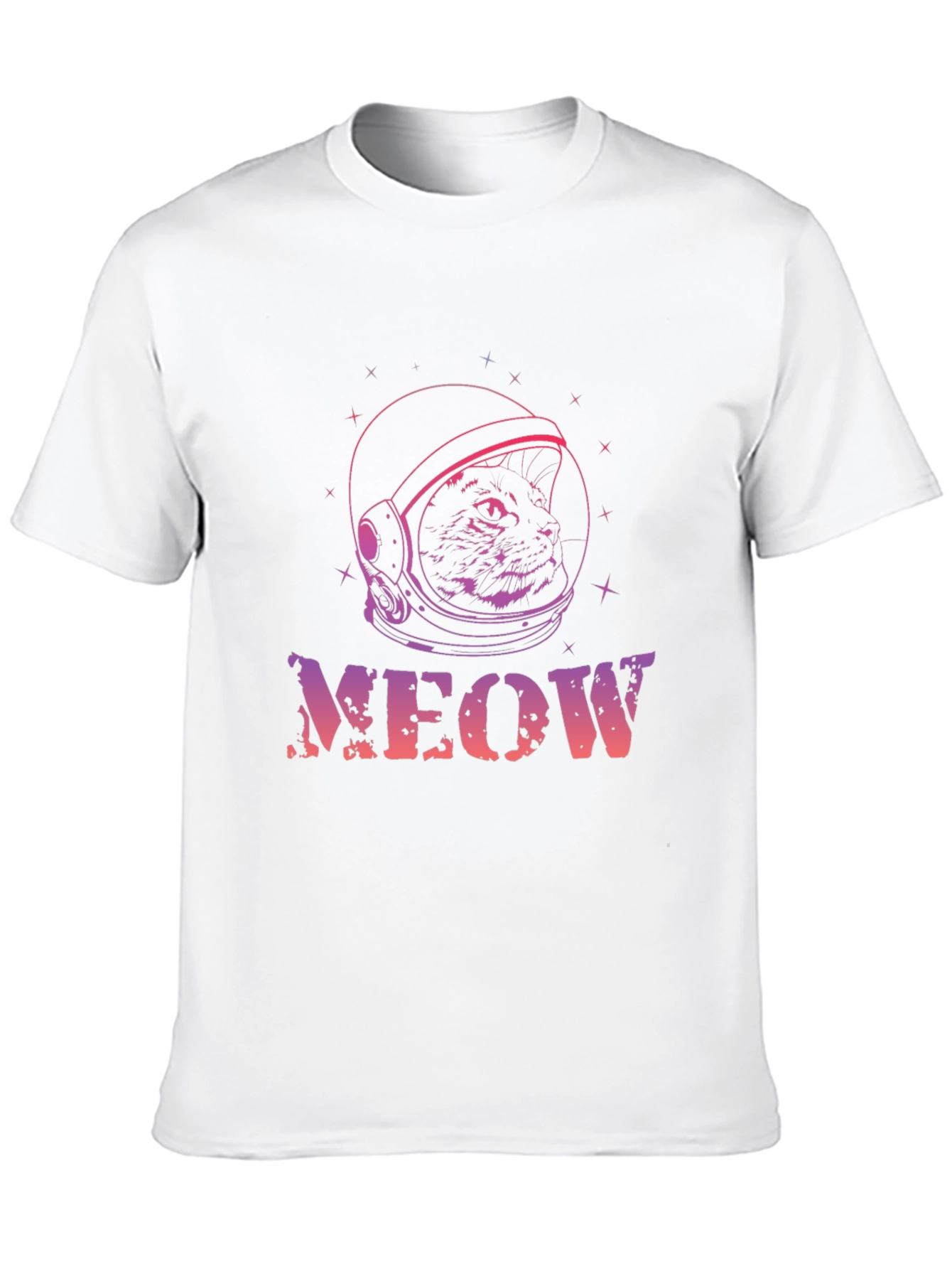 Astronaut Cat Meow T-Shirt