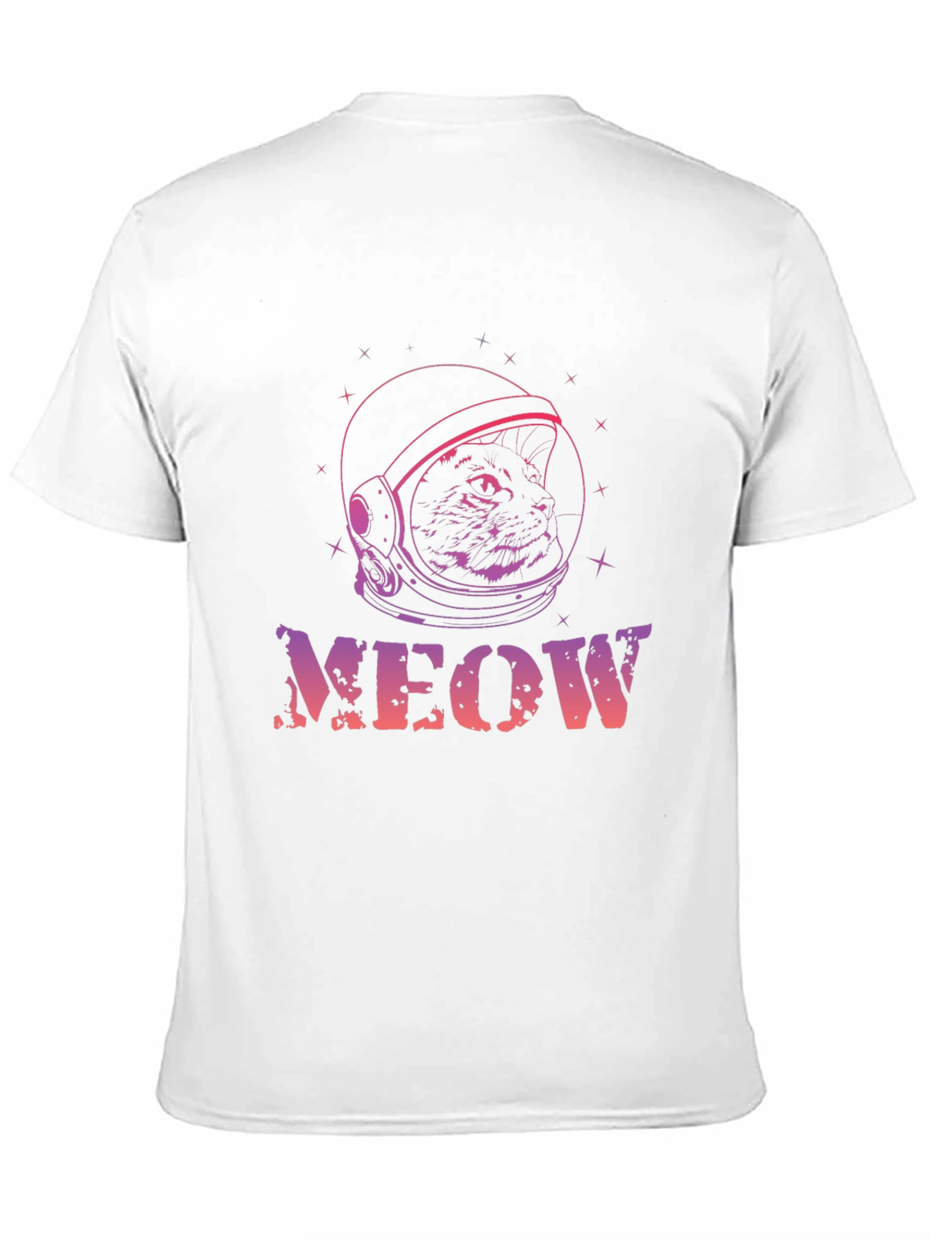Astronaut Cat Meow T-Shirt