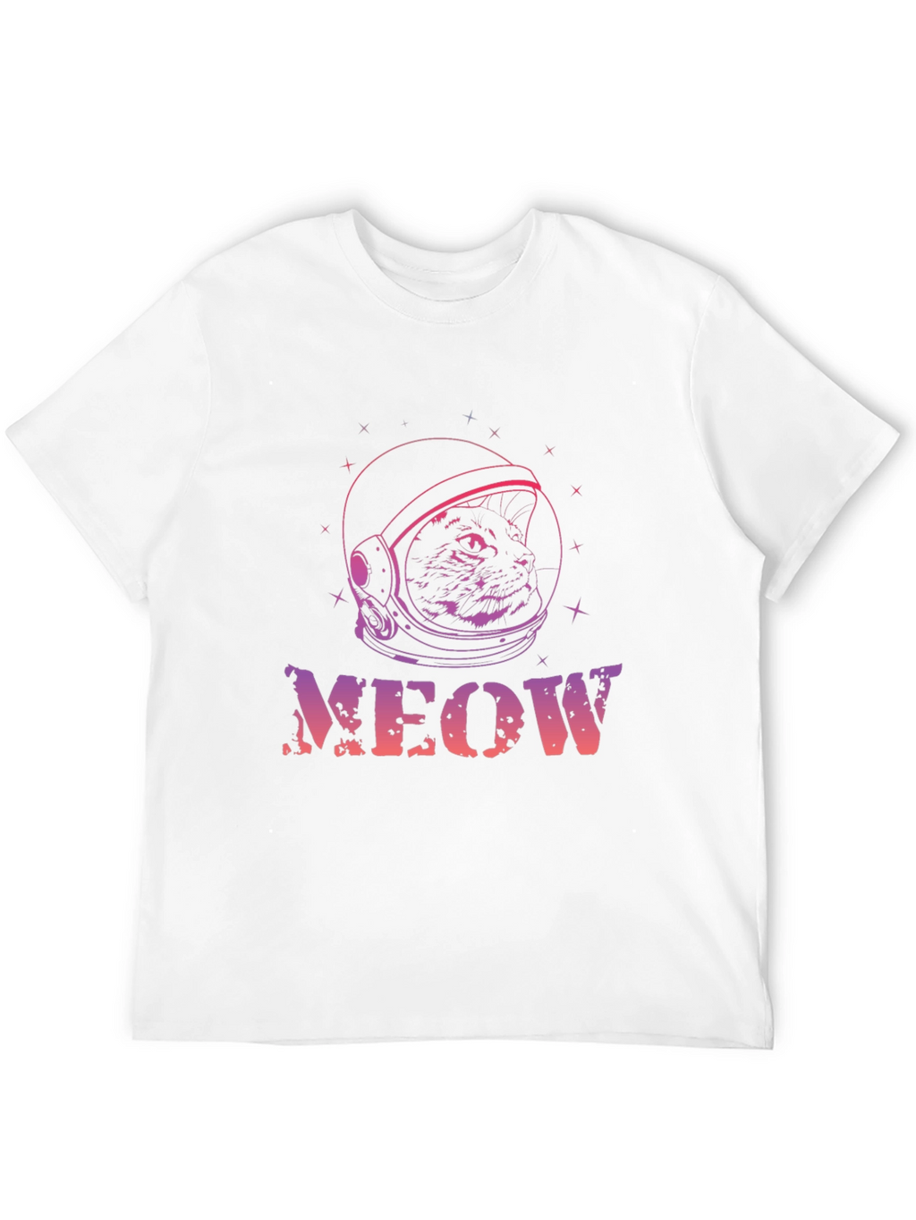 Astronaut Cat Meow T-Shirt