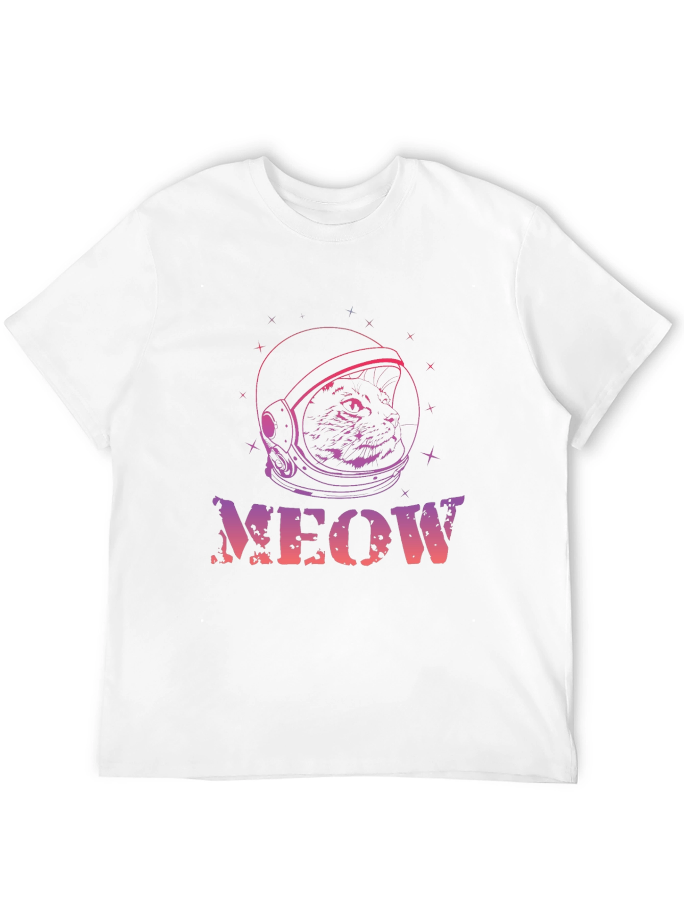 Astronaut Cat Meow T-Shirt