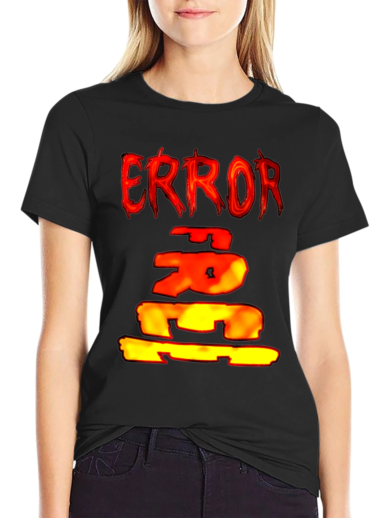 Error Glitch T-Shirt - Bold Graphic Tee