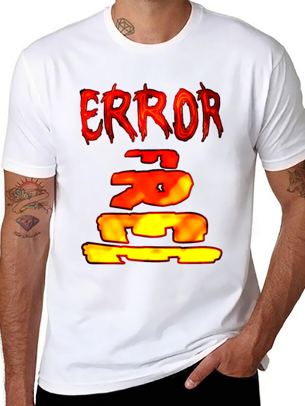 Error Glitch T-Shirt - Bold Graphic Tee