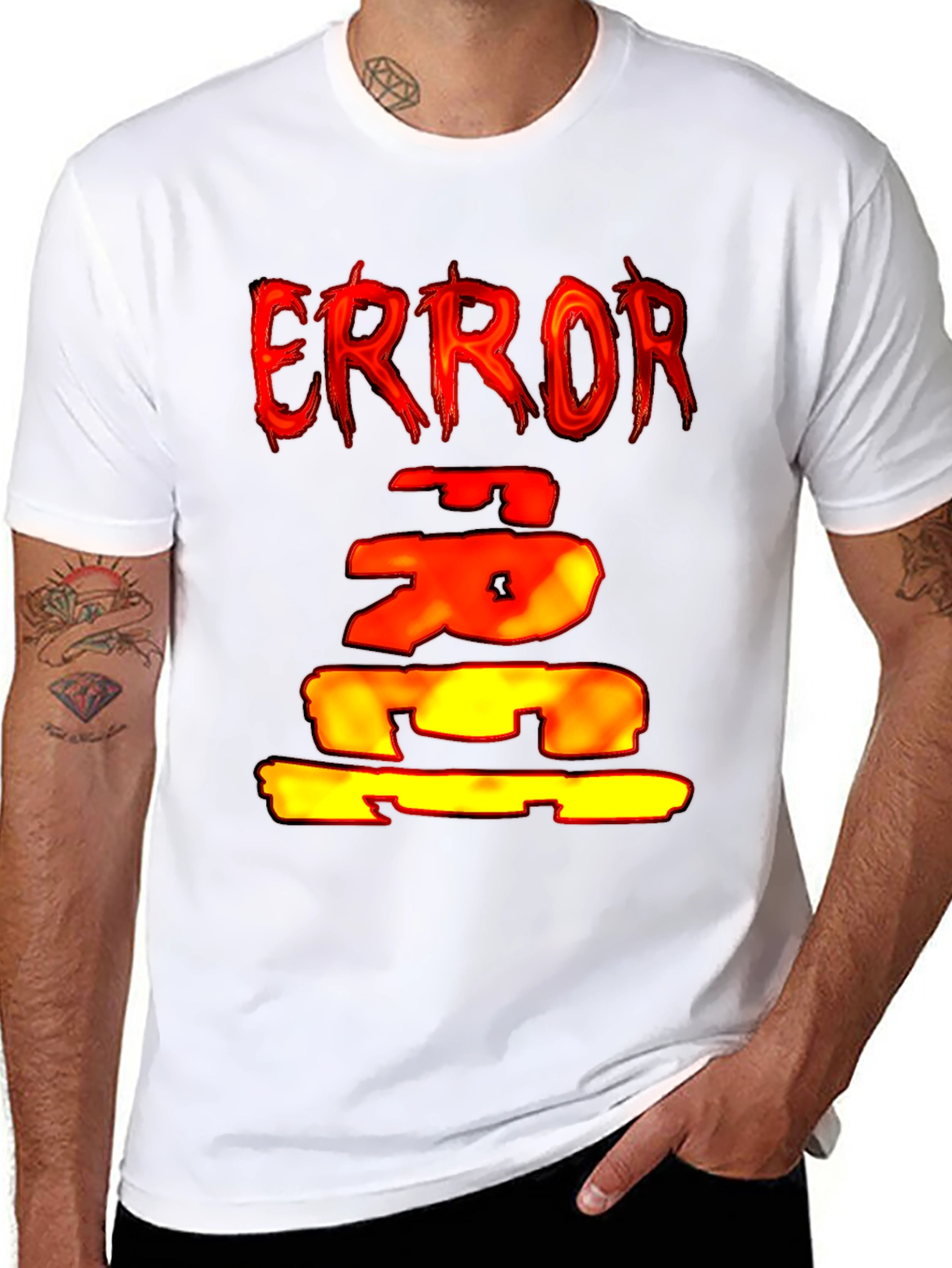 Error Glitch T-Shirt - Bold Graphic Tee