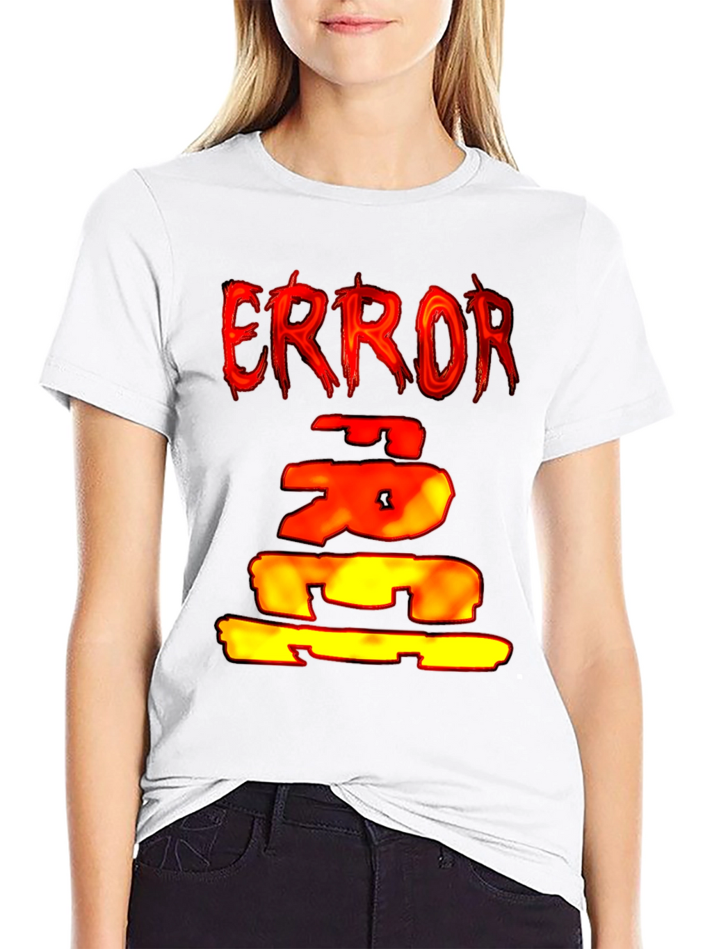 Error Glitch T-Shirt - Bold Graphic Tee