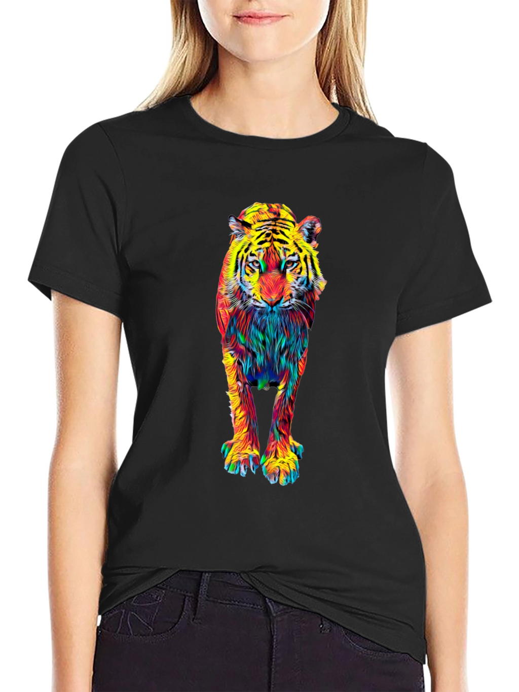 Vibrant Tiger Graphic Tee - Bold Style