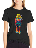 Vibrant Tiger Graphic Tee - Bold Style