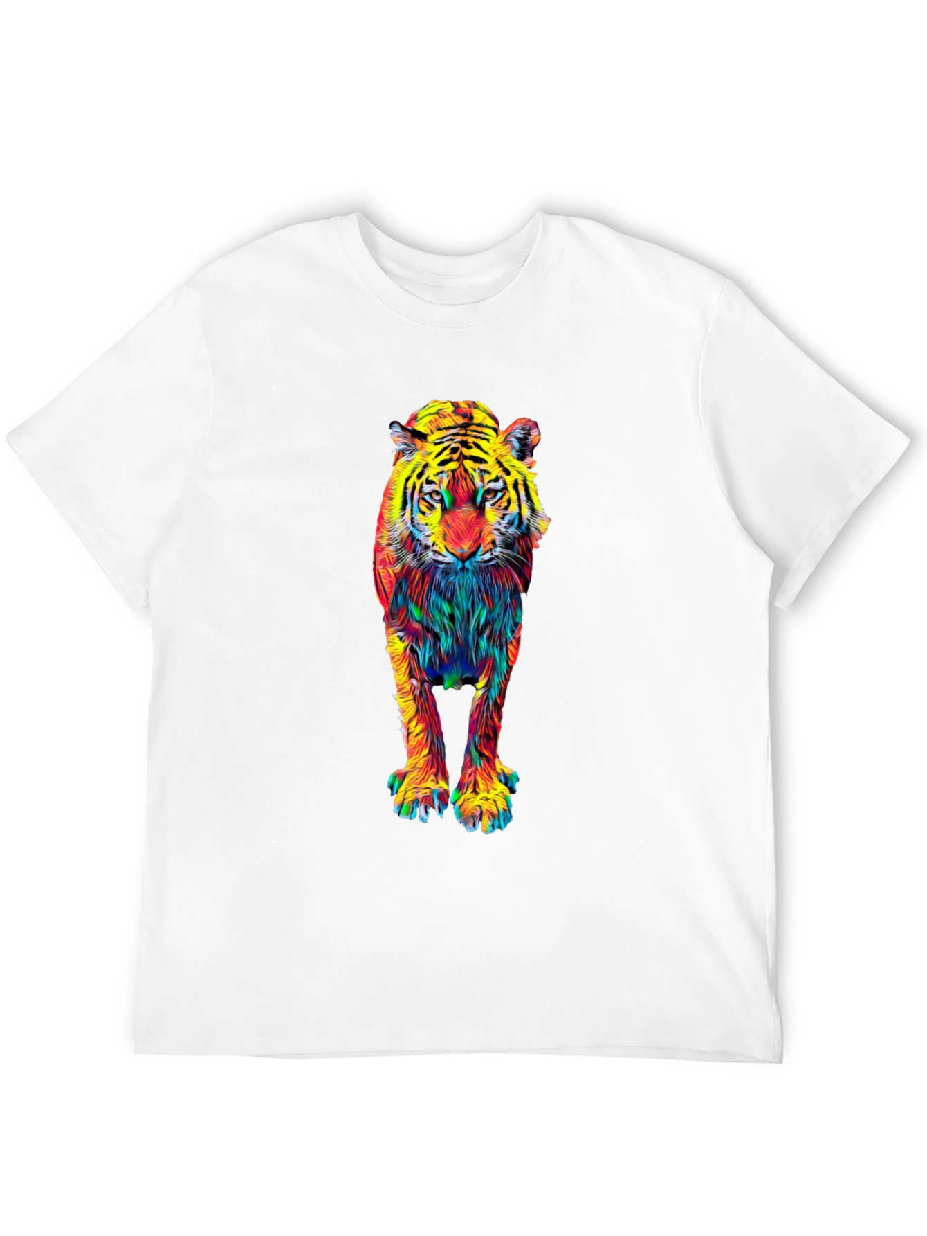 Vibrant Tiger Graphic Tee - Bold Style