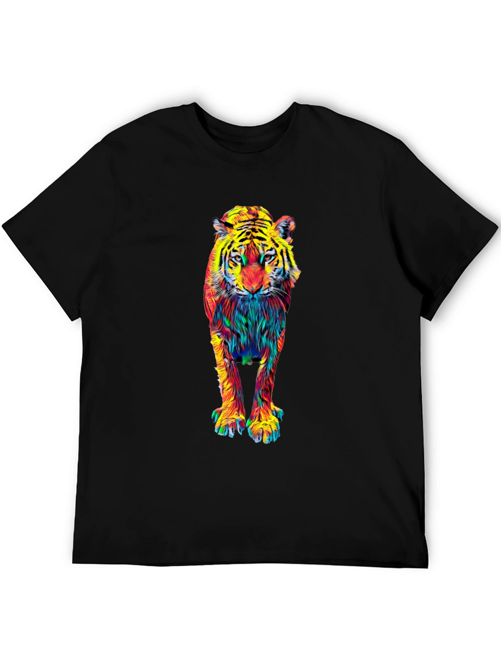 Vibrant Tiger Graphic Tee - Bold Style