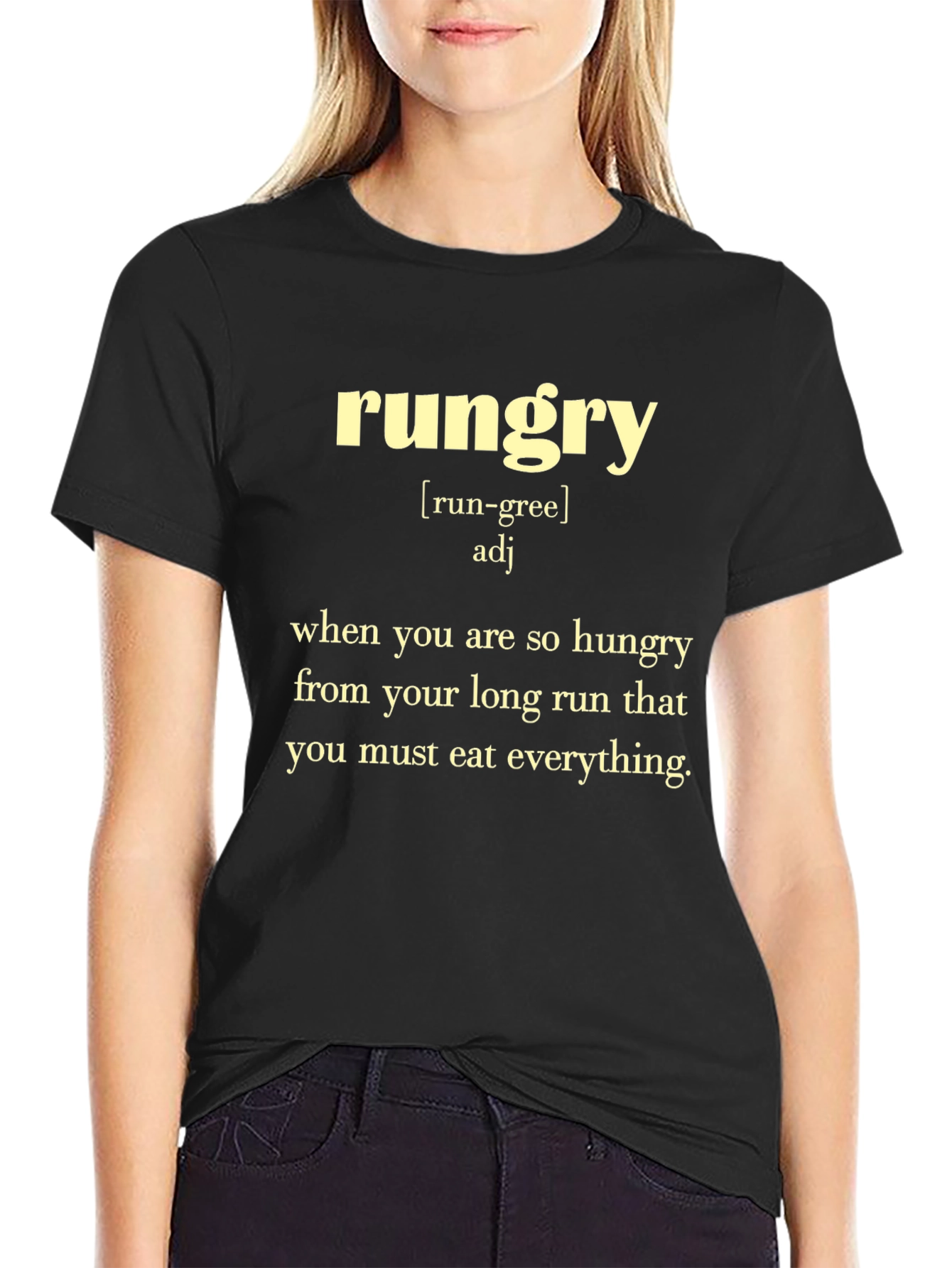 Rungry Definition T-Shirt - Funny Running Apparel